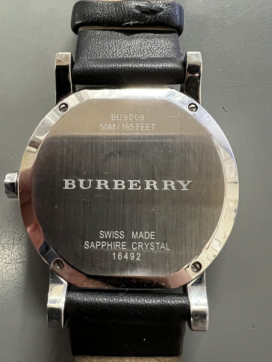 Burberry The City Men's White Checked Watch - BU9008 for