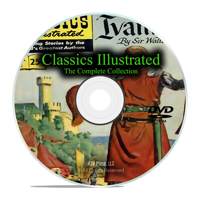 261 Issues of Classics Illustrated Comics, w/ 77 issues of Junior, DVD I29