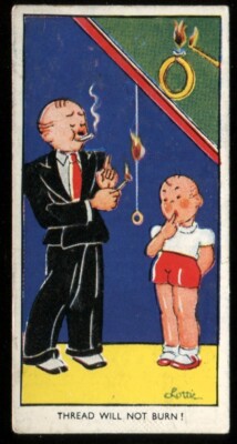 Tabakkarte, Carreras, AMUSING MAGIC TRICKS & HOW TO DO THEM, 1937, #2