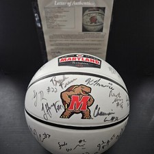 2006 Maryland Terps NCAA Women's  Champs Team Signed Basketball LTD ED JSA LOA