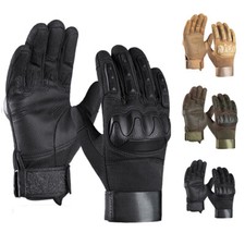Tactical Hard Shell Knuckle Gloves for Mens Camping Hiking Climbing Touchscreen