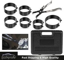 940387 Engines Piston Ring Compressor Tool Set Maintenance Clamps Ratchet Pliers