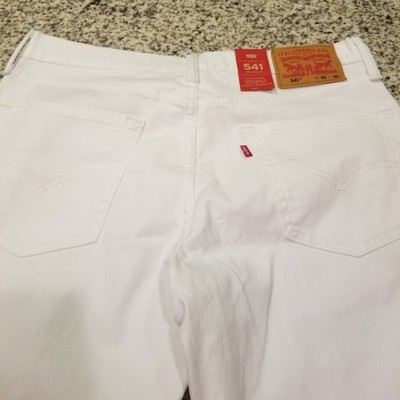 New Levis Strauss 541 Men's Athletic Fit Denim Jeans 32X32 White 889319141938 | eBay