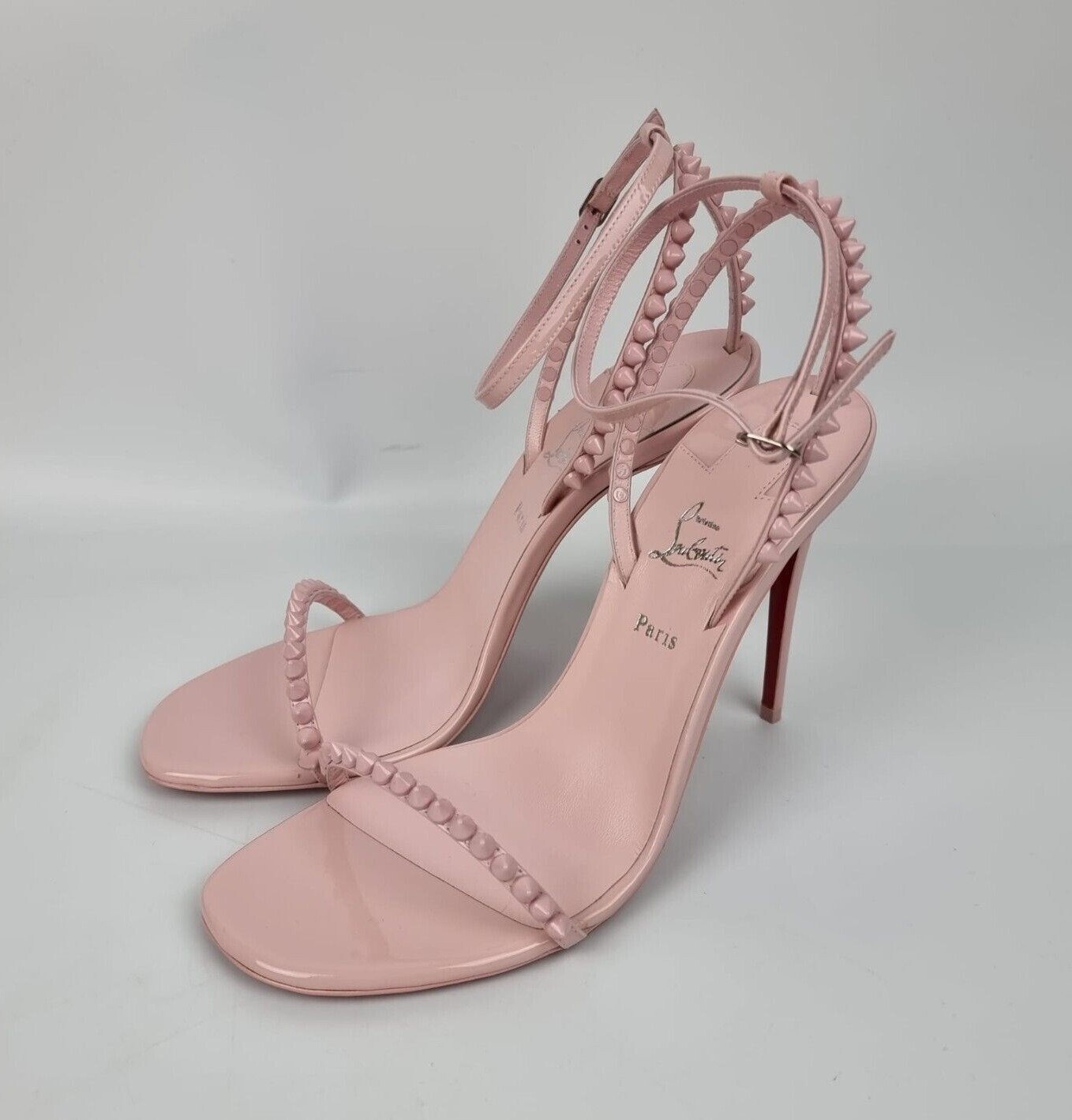 pink christian louboutin sandals