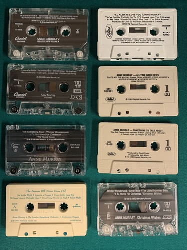 (8 Excellent CASSETTES) ANNE MURRAY Greatest Hits Vol. II & 3 others + 4 X'mas - Picture 3 of 8