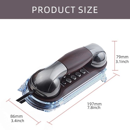 Decorative Wall Telephone Big Button Mechanical Ringer Not Need Power - Zdjęcie 8 z 10