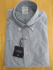 NWOT Brooks Brothers Green Supima Cotton Button Down 14.5-31 Milano MSRP 140