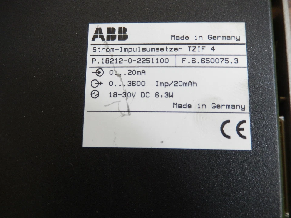 Strom-Impulsumsetzer TZIF 4, ABB - Image 4 of 4