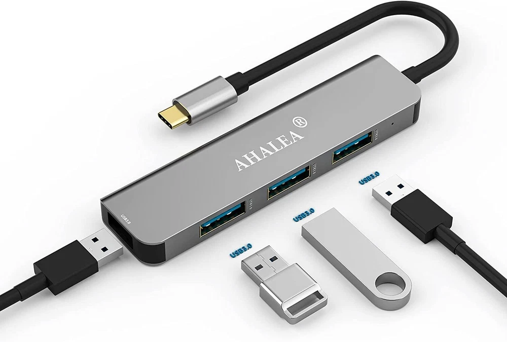 USB C Hub Docking Station USB Hub 4 in 1 with 4 USB 3.0 Ports Windows & Mac