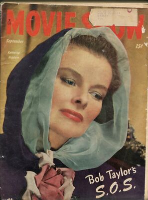 MAG: Movie Show 9/1947-Katherine Hepburn-James Stewart-Veronica lake-G/VG
