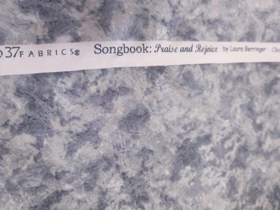 Songbook Praise and Rejoice Cotton Fabric  Swirl  Marcus  By the Yard  - Image 3 of 3