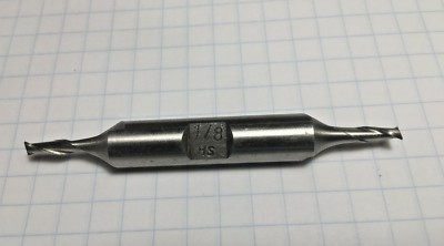 1/8'' HS USA DOUBLE-ENDED MILL 4 FLUTE