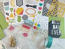 Project Life Kit Stampin Up EVERYDAY ADVENTURES 2014 Scrapbook Crafts USED