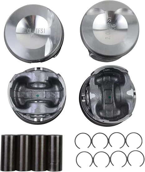 Juego de pistones y juntas de cubierta de cabeza para 09-15 Audi VW A4 Q5 Jetta GTI Passat 23MM Foto 2 de 4