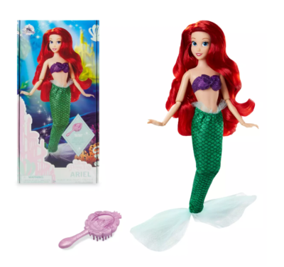 NEW Disney Store Princess Ariel Classic Doll 11.5