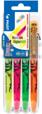 PILOT Textmarker FRIXION light Set2Go 4er Etui