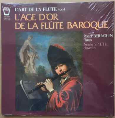LP Roger Bernolin / Noëlle Spieth Lage DOr de la Flûte Baroque GATEFOLD
