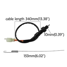 ATV Switch Cable Wire Rear Brake/Light Switch For Scooter GO KART Buggy Foot Bra