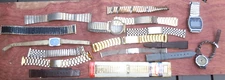 Lot of Junk Drawer Lot Of Misc. Vintage band watch parts # lot 28