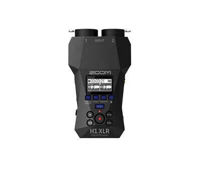 Zoom H1 XLR Handy Recorder with 32-Bit Float, Accessibility, 2 XLR/TRS