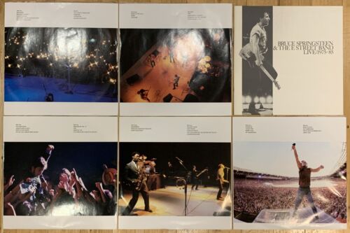 BRUCE SPRINGSTEEN Live 1975-85 Audiophile CBS Sony Japan 5 LP Box 75AP 3300-4 NM - Picture 3 of 5
