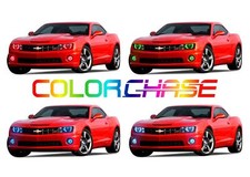 Color Chasing Led Headlight Fog Flow Halo Kit For Chevrolet Camaro 10-13 Color Chasing Led Headlight Fog Flow Halo Kit For Chevrolet Camaro 10-13