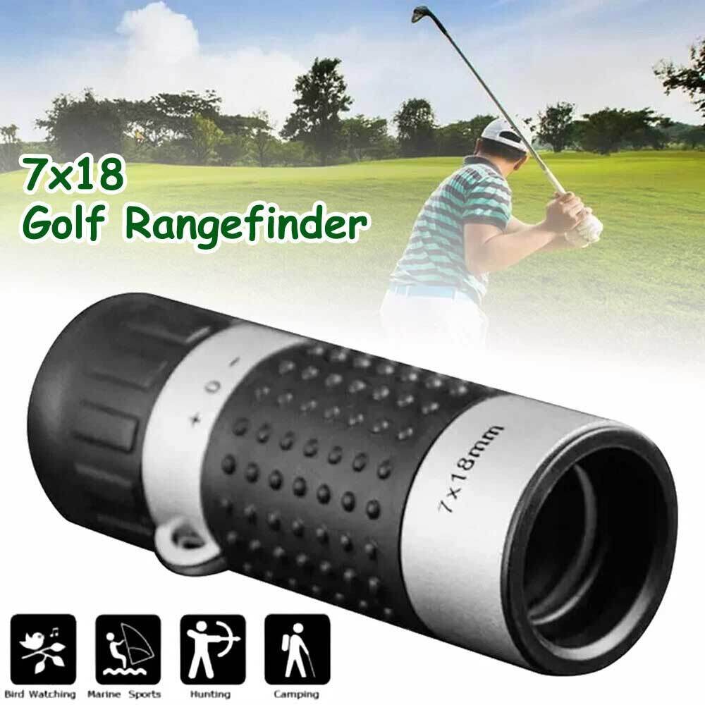 Telémetro monocular de golf 7 x 18 medidor de distancia buscador binocular mira de bolsillo