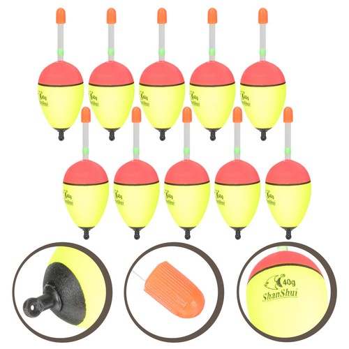 10 Pcs Flotteur De Poissons Lumineux Manquer Accessoires Pêche