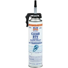 Permatex Clear RTV Silicone Adhesive Sealant -75F to 400F Waterproof 7.25 oz. 