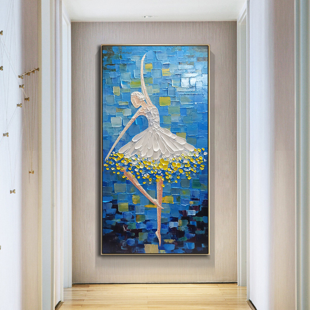 Decorative Painting Modern Simple Vertical Version of The Corridor