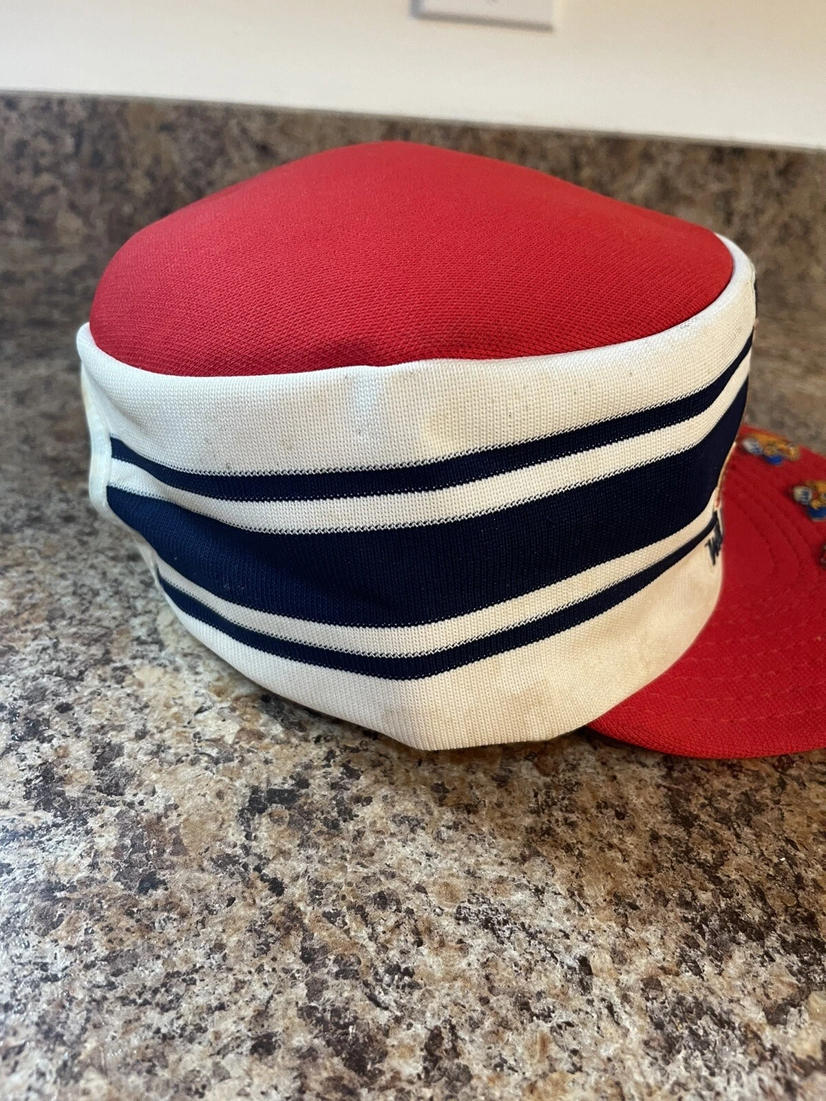 Vtg Little League World Series Hat SnapBack Classic Stripes RARE Jim Palmer Auto - thumbnail 6