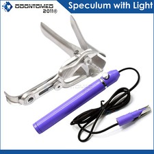 Pederson Vaginal Speculum Small With Purple Speculum Light Ob Gynecology