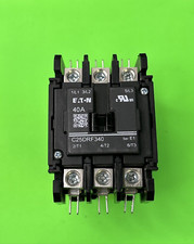 EATON C25DRF340T-GL DP Contactor w/ DIN RAIL MNT 