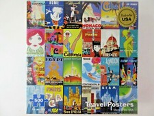 Travel Posters From Around the World 500 Piece Puzzle Re-marks Includes Poster