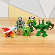 Vintage Mini Digimon PVC Figures 2” Bandai 5x Bundle 1999-2001 Snimon