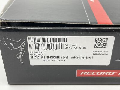 Campagnolo Record QS 10s Ergopower Carbon for sale online | eBay