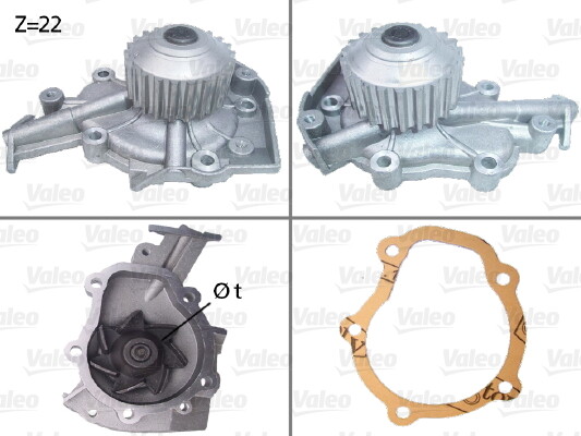 Pompe à eau VALEO 506659 refroidissement moteur idéal pour longs trajets vacances