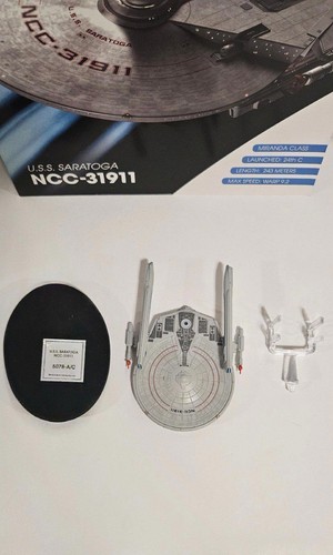 Eaglemoss Star Trek Ship - #91 U.S.S. Saratoga NCC-31911 (w/ Magazine) - Picture 3 of 9