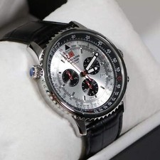 Swiss Alpine Military Silver Dial Stainless Steel Chronograph Watch 7078.9538 Swiss Alpine Military Silver Dial Stainless Steel Chronograph Watch 7078.9538