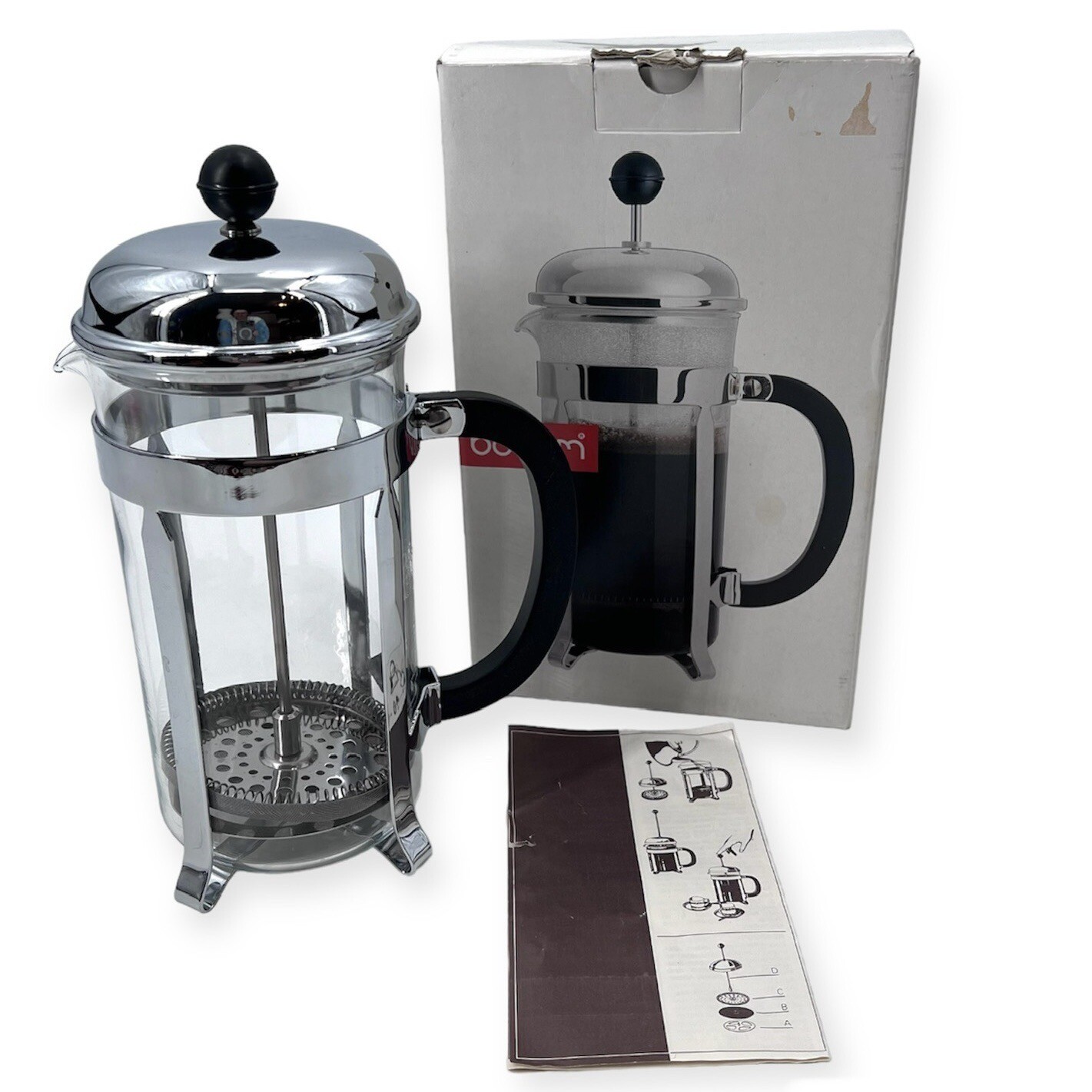 8 Cups Coffee Maker 1.0 Liter, Chrome