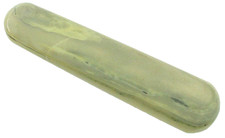4 1/4 Inch x 1 Inch Olive Jade Crystal Massage Wand Gem Gemstone EBS9203/62625