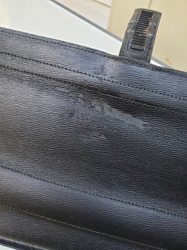 MONTBLANC Westside double gusset briefcase Leather Business Black Bag FS JP - Picture 14 of 16