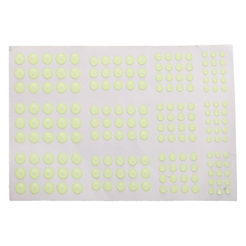 183pcs Fly Tying Jigs Lures Bulk Sheet Soft Molded 3D Glow in the Dark