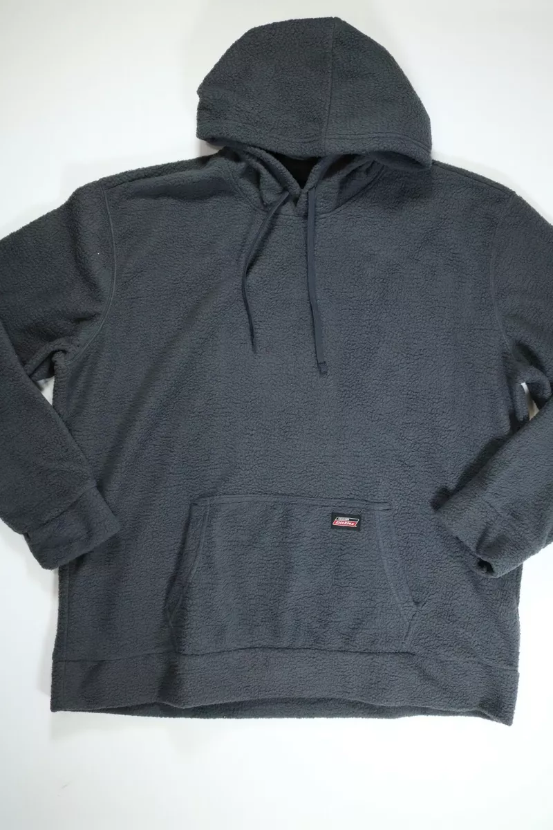 Mens Genuine Dickies Charcoal Fleece Hoodie Hooded Sweatshirt XL NEW! NWT