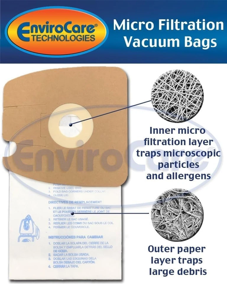 Efficient Replacement Micro Filtration Vacuum Bags - 36 Pack for Eureka Models - Image 4 of 4