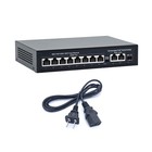 10 Port Gigabit PoE Switch +2 Gigabit Uplinks, Max Output 120W, IEEE802.3af/at