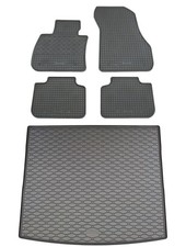 Gummi Fußmatten Kofferraumwanne für BMW X1 F48 2015-2022 Set Gummimatten Auslage