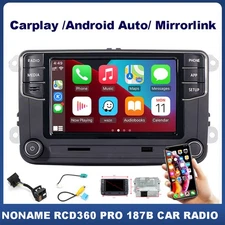 NONAME CarPlay Android Auto RCD340G RCD360 RCD330 Car 187B Stereo For VW Golf US