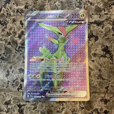 iron leaves ex pokemon card value  186/162 This stunning tin includes a foil promo card featuring one of three legendary Pokmon Iron Leaves ex (233) 