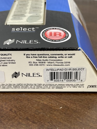 Niles IntelliPad Ci IR Select Master Keypad One Touch Brand New - Picture 4 of 7